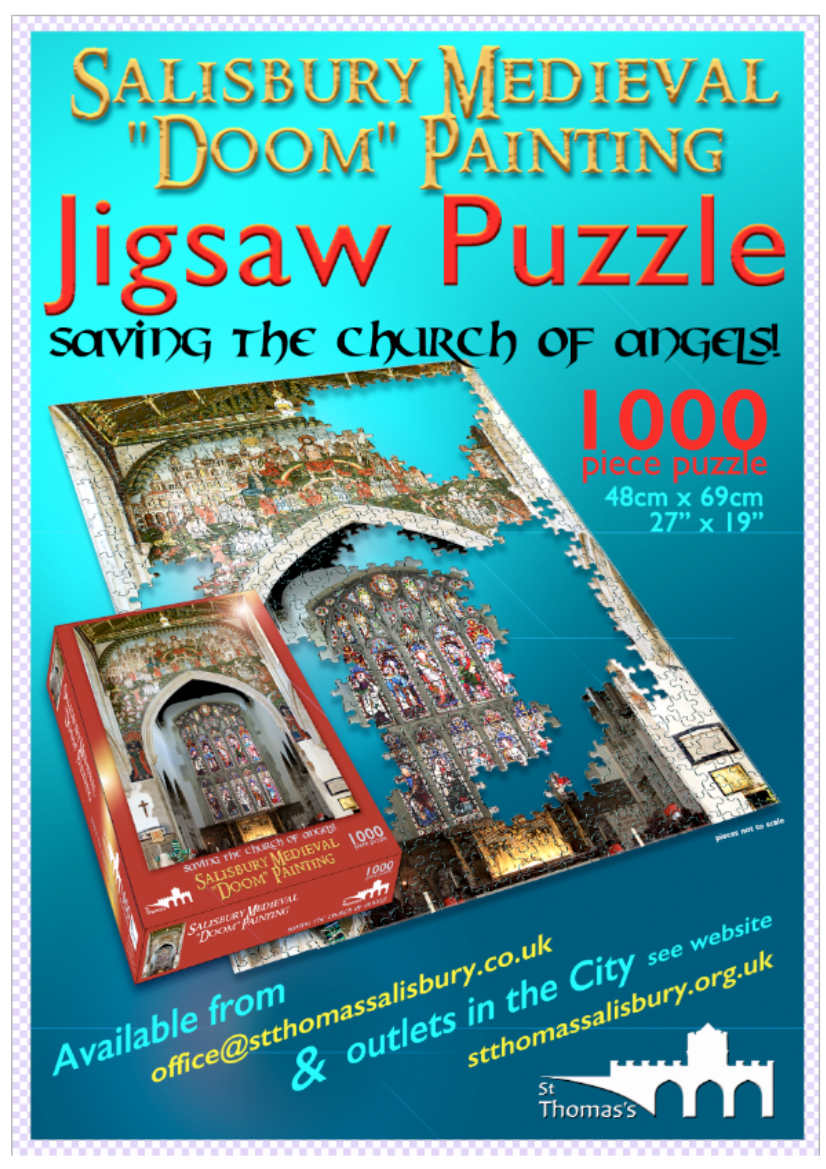 Poster advertising Doom Painting Jigsaw Puzzle